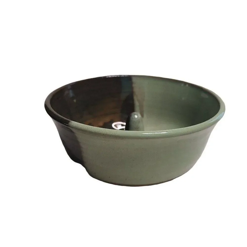 Handmade Pottery Kitchen Bakeware, Marble Stoneware Ceramic Apple Baker